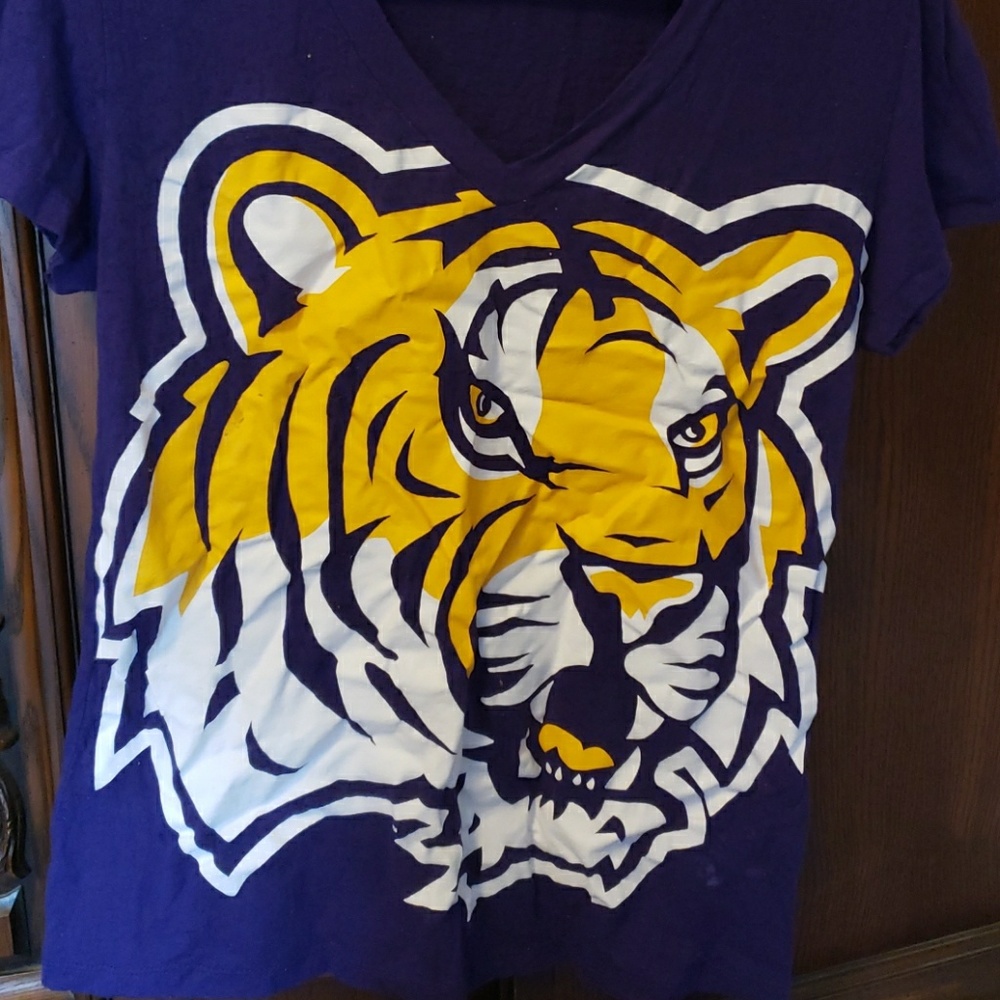 LSU Sheer Purple Tiger